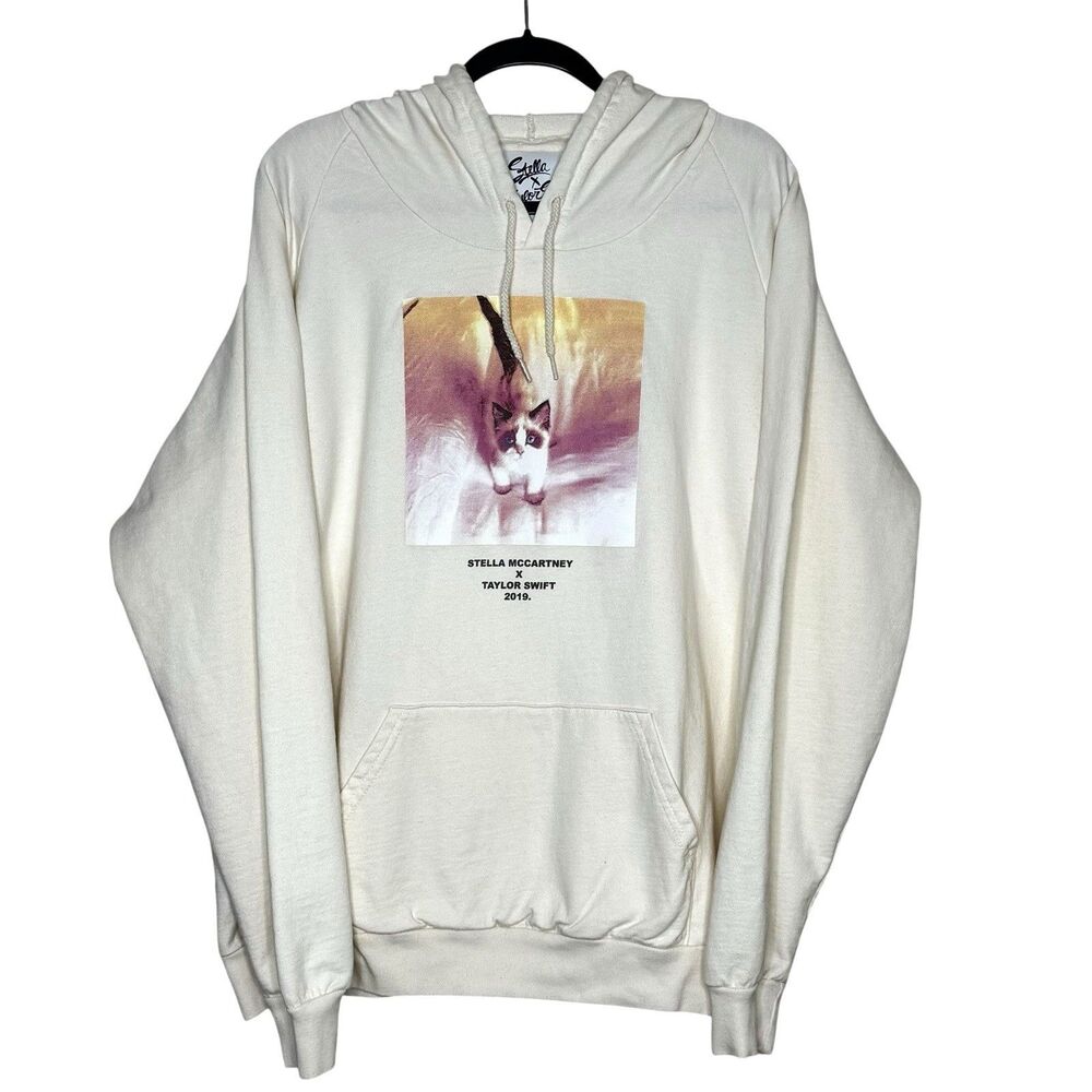Taylor Swift X Stella McCartney Benjamin Button Hoodie Size XXL Cream Merch